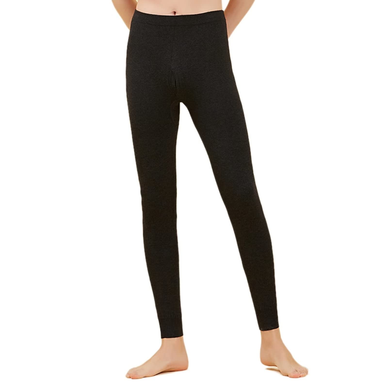 Mallas Termicas Hombre Pantalon Termico Ligero Invierno Calzoncillos Largos Termicos Pantalones Térmicos de 97.2% Cachemira