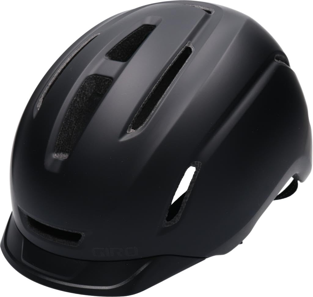 Giro - Caden II - EU Helmets - Adult Unisex - protective gear, bike helmet, commuter helmet, commuter protective helmet, Matte Black , M