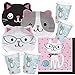 Produktbild Unbekannt 48-teiliges Party-Set Katze - Kätzchen - Teller (Formteller) Becher Servietten für 16 Kinder