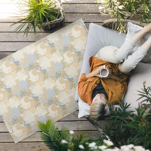 Tapis de balcon imperméable 60x90 rectangle pour une décoration de terrasse