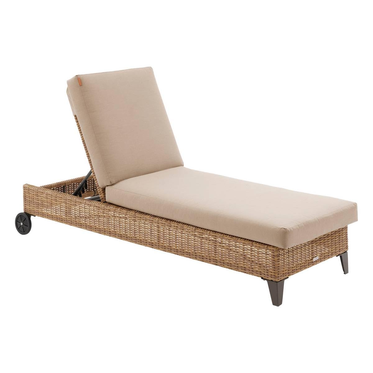 Hespéride - Lit de Piscine boali Savana Aluminium résine tressée et Polyester