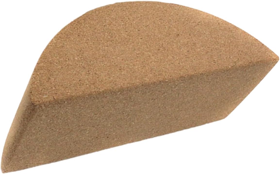 Cork Yoga Training Brick for Core Strength and Balance Non Slip Rounded Yoga Block for Stretching and Exercise Lightweight Fitness Accessory for Beginners and Advanced Users