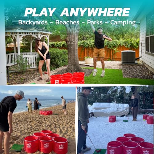 PopPong Yard Golf Chipping Game Set with Targets & Mats