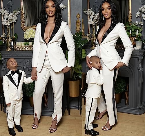 Women's Peak Lapel Two Pieces Suit,One Button Jacket & Pants Tuxedos Daily Business Dinner3