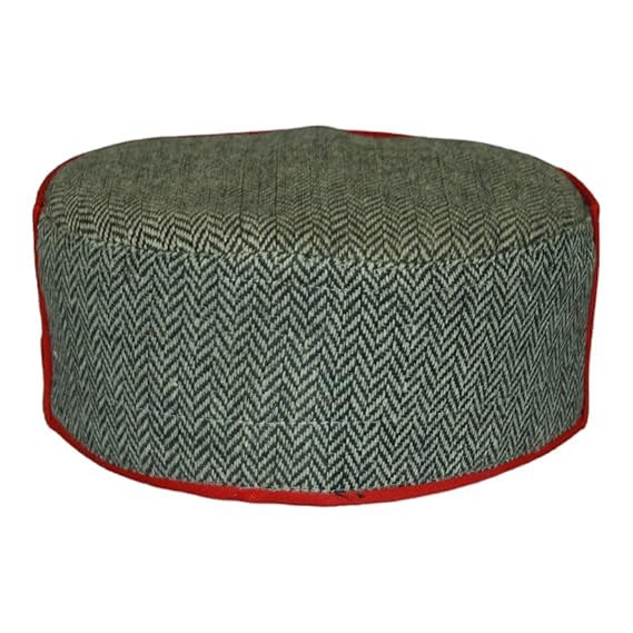 Image of Vastraa Fusion Himachali Topi for Men | Nepali Headwear | Traditional Kullu Cap | Pahadi Topi | Kashmiri Hat | Wool Handcrafted Ethnic Wear