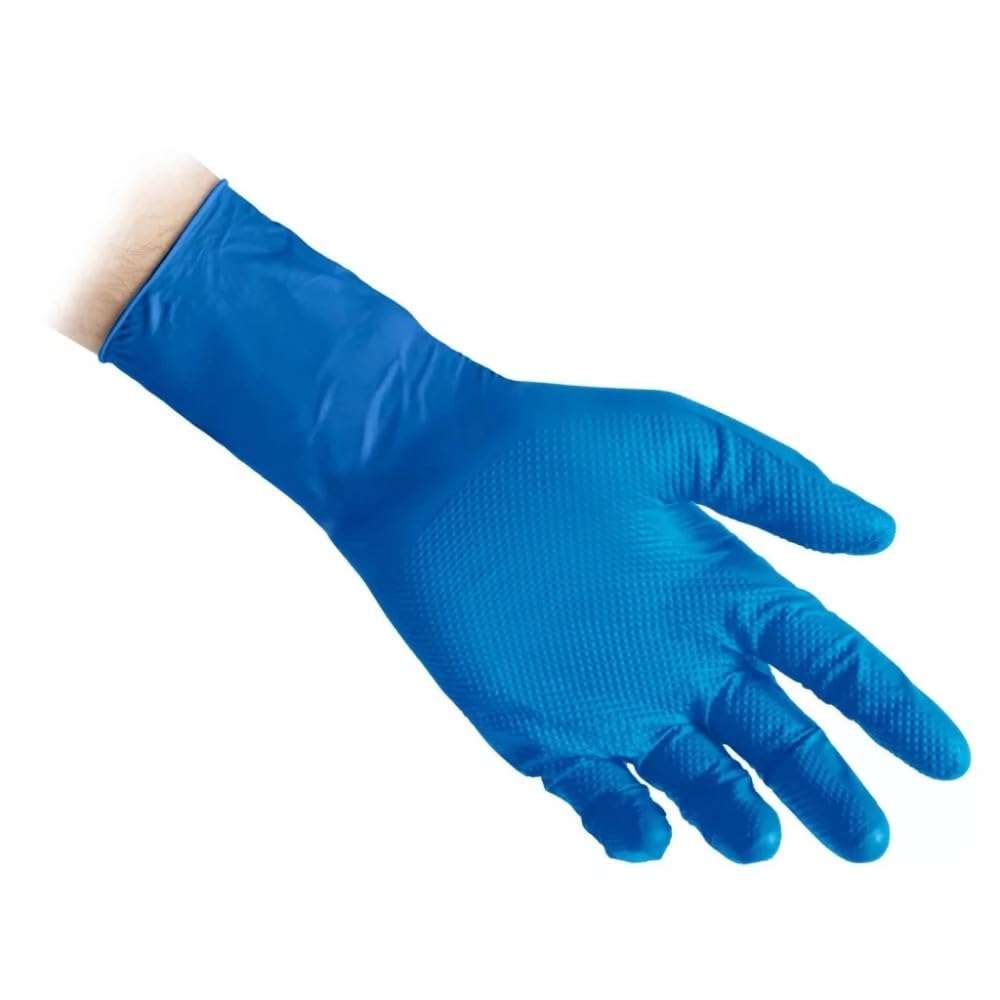 Generico REFLEXX N65P Guanti in nitrile senza polvere FULL GRIP 500 pz - TG L