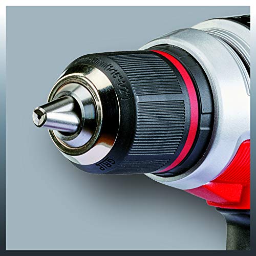 Einhell Akku Bohrschrauber TE-CD 18 Li E Solo Power X-Change (Lithium Ionen, 18 V, 2 Gang, 47 Nm) + Koffer E-Box S35 (für universelle Aufbewahrung von Werkzeug und Zubehör) – Bild 6