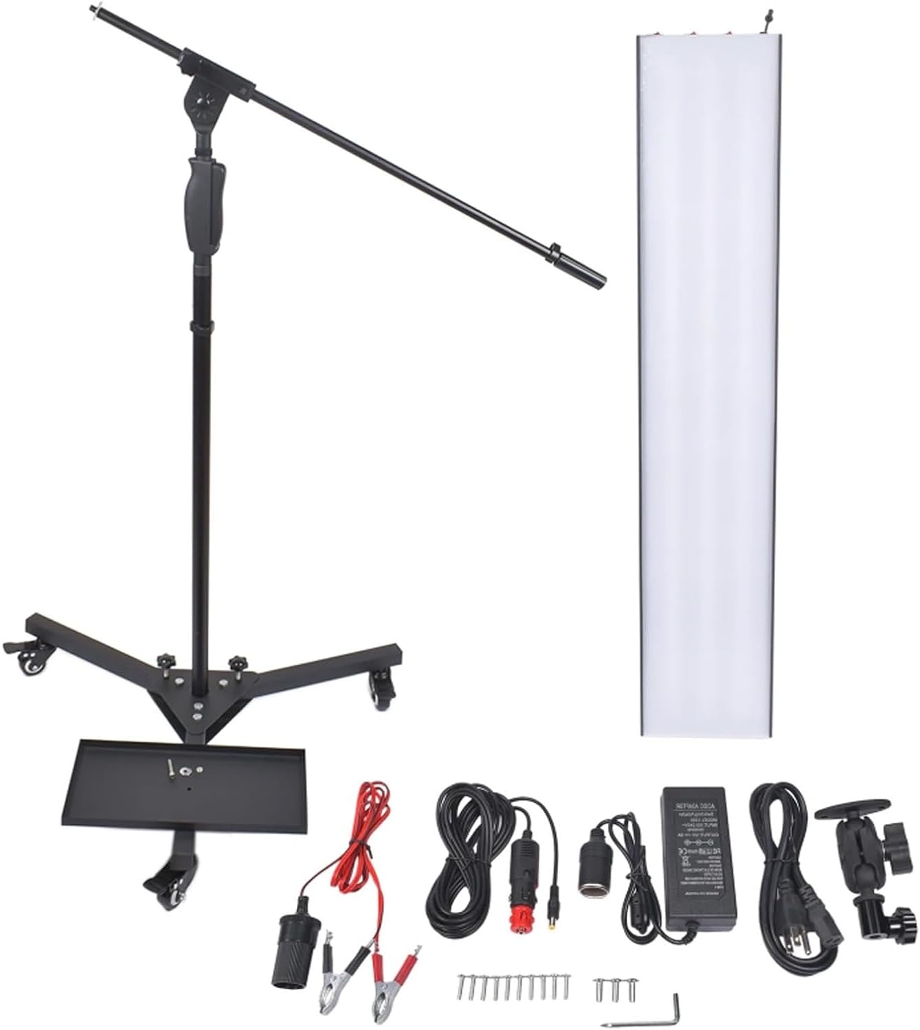 Lampe de débosselage sans peinture pour voitures, lampe LED 12 V CC avec support réglable, pour le débosselage sans peinture de voitures