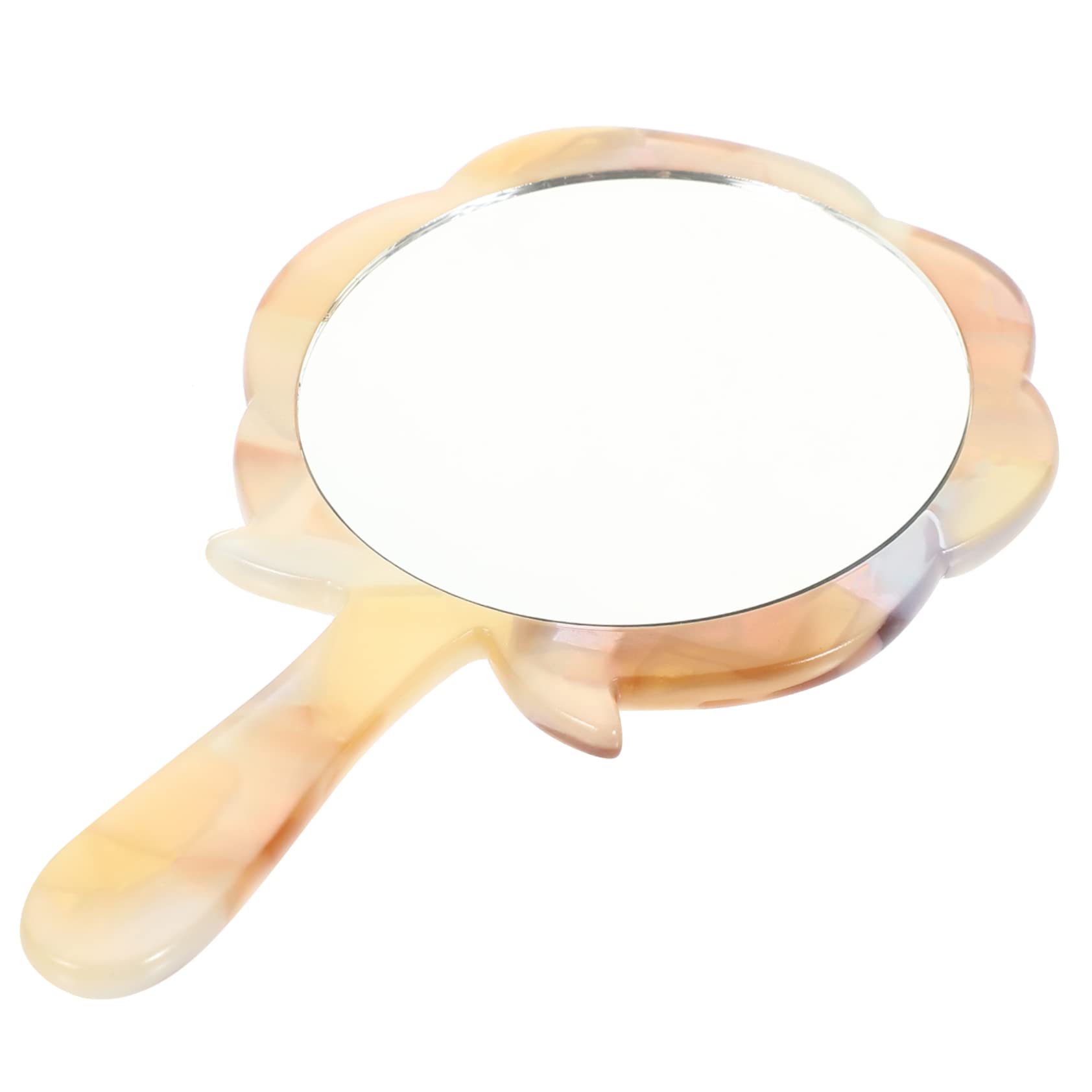 Gogogmee Travel Supplies Portable Hand Mirror Hand Mirror Handheld Acetic Acid Cute