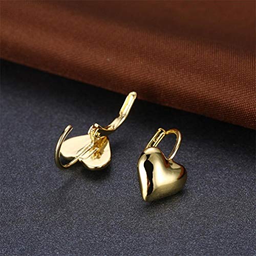 Boucles d'oreilles coeur tendance mode romantique pour femmes délicates