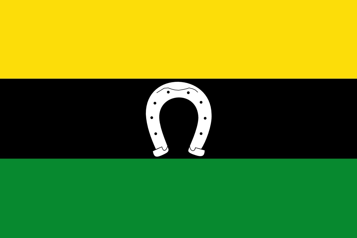 Drapeau Policarpa Nariño de qualité supérieure avec anneaux