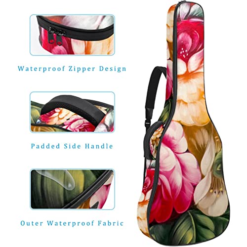 Étui de protection rembourré pour guitare classique acoustique Motif libellule, Multicolore 07, 42.9×16.9×4.7 in… - Les Beatles, Paul McCartney, John Lennon, RIngo Starr, George Harrison Étui de protection rembourré pour guitare classique acoustique Motif libellule, Multicolore 07, 42.9x16.9x4.7 in… – Image 5