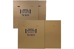 uBoxes TV Moving Boxes (TV Moving Box - 2 Pack, 65 Inch)
