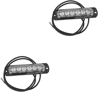 ERINGOGO 2 Peças 6 Luzes De Cama De Caminhão Luzes De Emergência Para Veículos Luzes Estroboscópicas LED Para Caminhões Luzes LED Luzes De Advertência Luzes Estroboscópicas De Caminhão