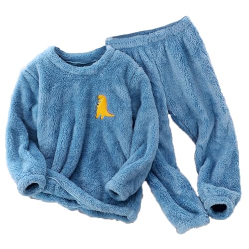 Winter Pyjama Set Kinder Fleece Schlafanzüge Mädchen Langarm Zweiteilig Baumwolle Nachtwäsche Süße Kleinkind Jungen Weihnachten Schlafanzüge...
