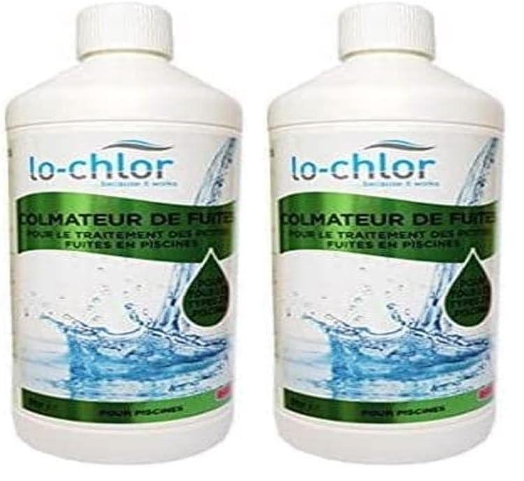 Lo Chlor Colmateur de Fuites C/12, Blanc (Lot de 2)