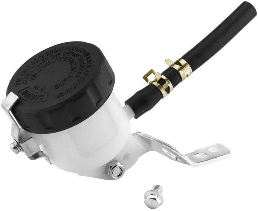 S SYUU Universal Motorcycle Front Brake Cylinder Brake Cylinder Brake Pump Tank Oil Cup Liquid Bottle with Bracket Compatible with Suzuki GSXR 600 1997-2005 GSXR 750 2000-2005 GSXR 1000