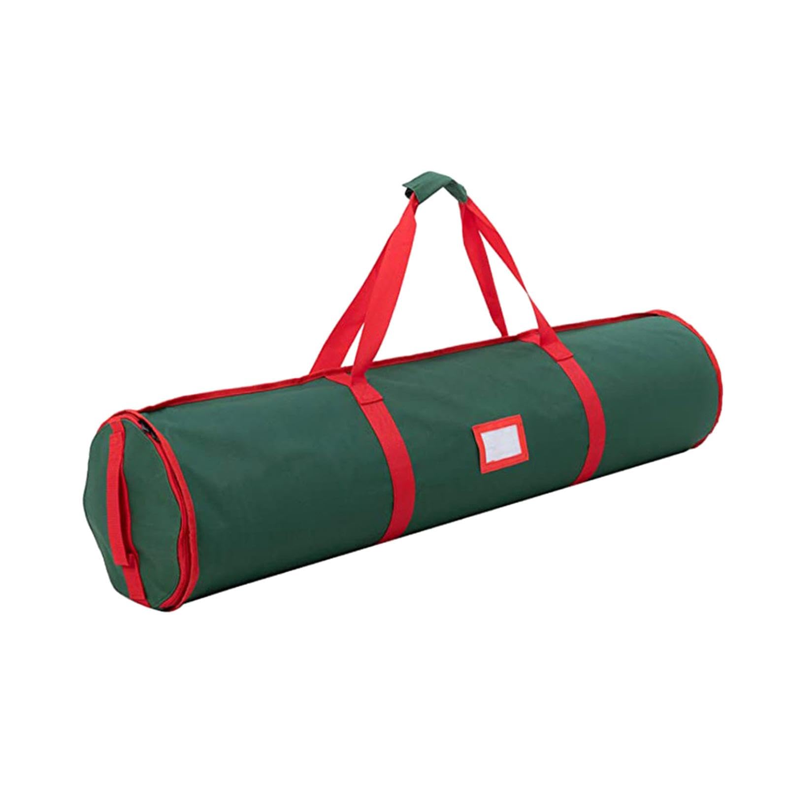 Qianly Wrapping Paper Rolls Storage Bag Holiday Storage Oxford Cloth with Handles Wrap Organizer Wrapping Paper Holder for Family, Green