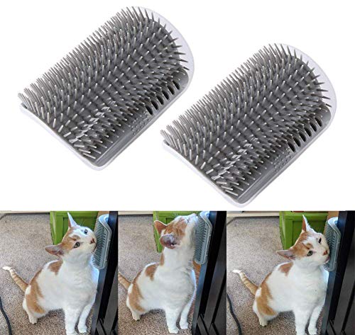 Vintagebee 2 Pack Pet Brush Massage Perfect Tool for Cats with Long