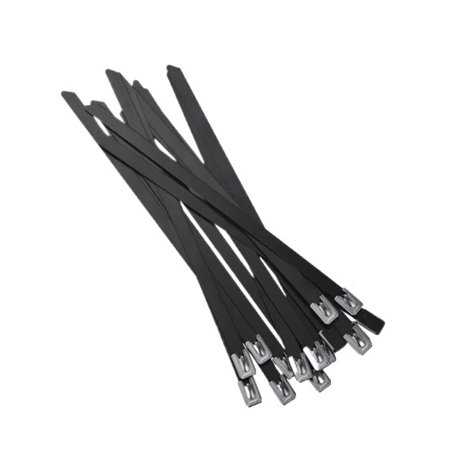 Egwvdgmb 50Pcs Locking Exhaust Wrap, Stainless Steel Cable Ties 4.6X100-500Mm 10-100Pcs(,4.6X150mm)