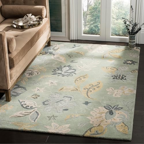 Image of Hand Tufted Premium Rug Premium Wool Carpet for Living Room Bedroom and Hall Size 9x12 Feet Color Multi