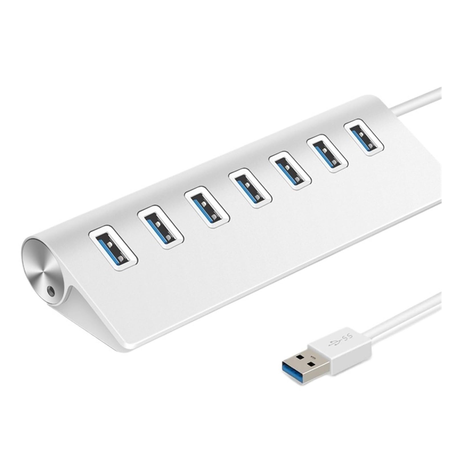 Hub USB 3.0 Rozdzielacz 7-portowy Wielokrotny Adapter Ekspandera Do Laptopa Komputer Przenośny Dysk Twardy Komputera MożLiwość Szybkiego łAdowania