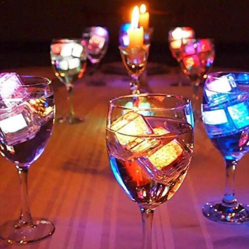 Luces LED en forma de cubo para decoración de bebidas miniatura 5