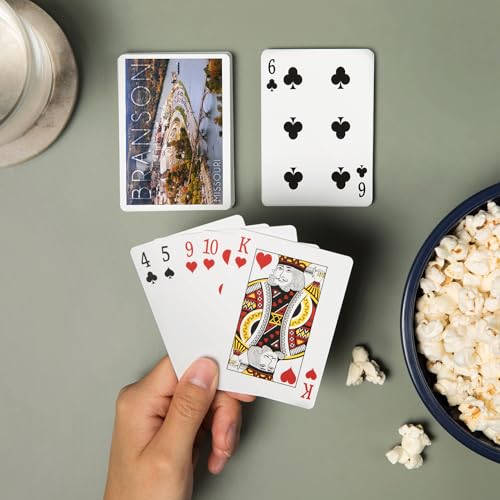 Baraja de cartas Branson Missouri Ozarks Póker 52 miniatura 2