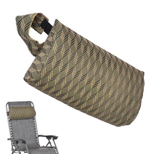 Generico Cojín tumbona – Soporte cervical ergonómico | Suave cojín sillón relax con elástico | Patio, Picnic, Playa, Viaje, Casa, Tejido 3D Transpirable, Espuma para cabecero