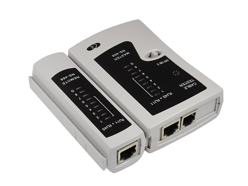 Good Connections Kit de Herramientas de Red Universal 6 en 1 – Comprobador de Cables | Crimpadora Modular RJ11 RJ12 RJ45 | Herramienta de colocación LSA | Herramienta Pelacables | Incluye 20 x RJ45