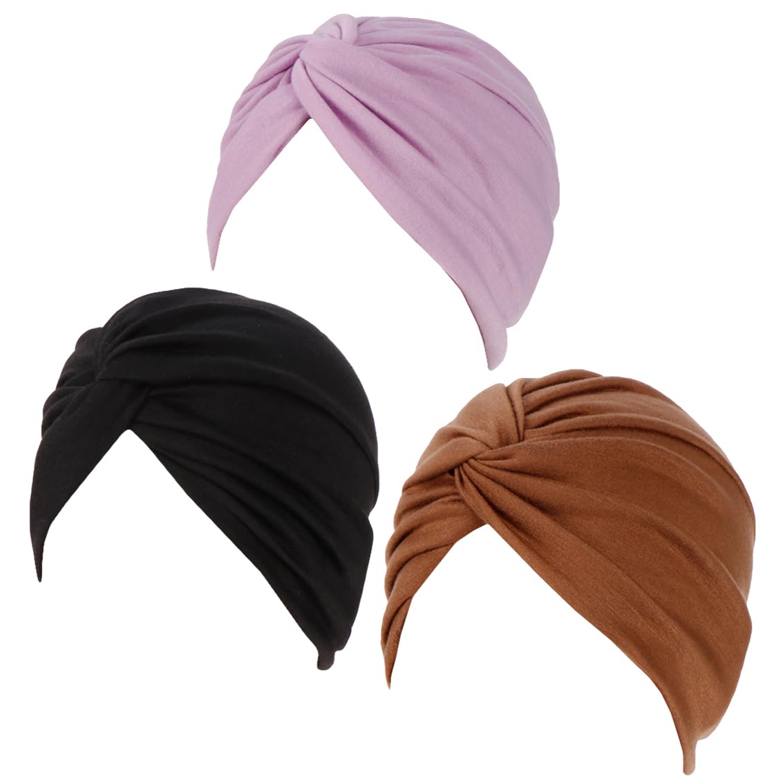 Qianuer Turbantes elásticos para mujer, para quimioterapia, para el cáncer