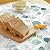 HAOKHOME Shelf Liner and Cabinet Liner Boho Leaf, Self-Adhesive Drawer Liners, Peel and Stick Contact Paper for Kitchen Cabinets and Cupboard, Bathroom Drawers, Green/White 17.3in x 6.5ft