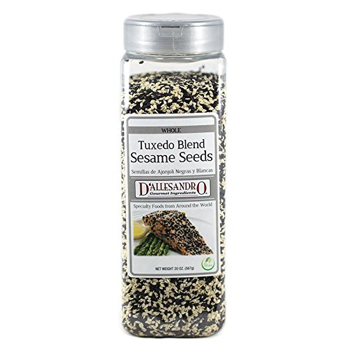 Sesame Seed, Tuxedo Blend, 20 Ounce Jar