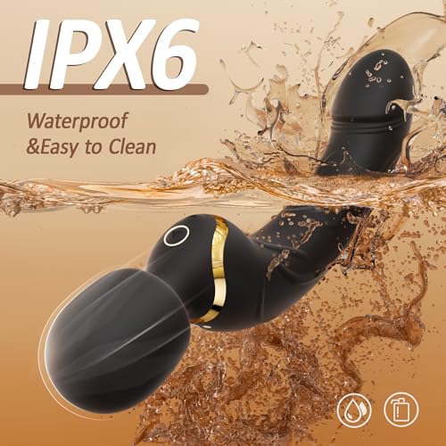 Image of Sex Toys Vibrators Wand Dildos - Adult Toys for Women Clit G Spot Anus Stimulation, Rechargeable Waterproof Quiet Massager with 9 Powerful Vibrations, Female Womens Couples Adult Sex Toys Vibrators