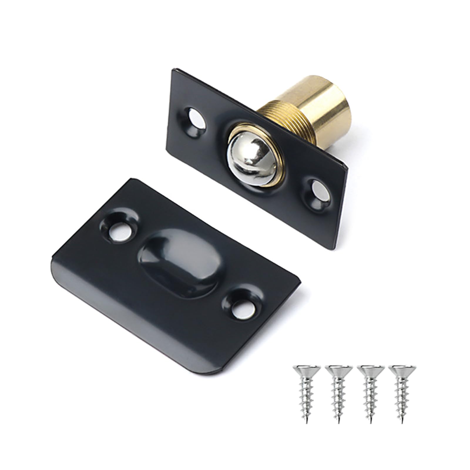 Door Catch Adjustable Door Catch Brass Simple Installation Closet Ball Replacement