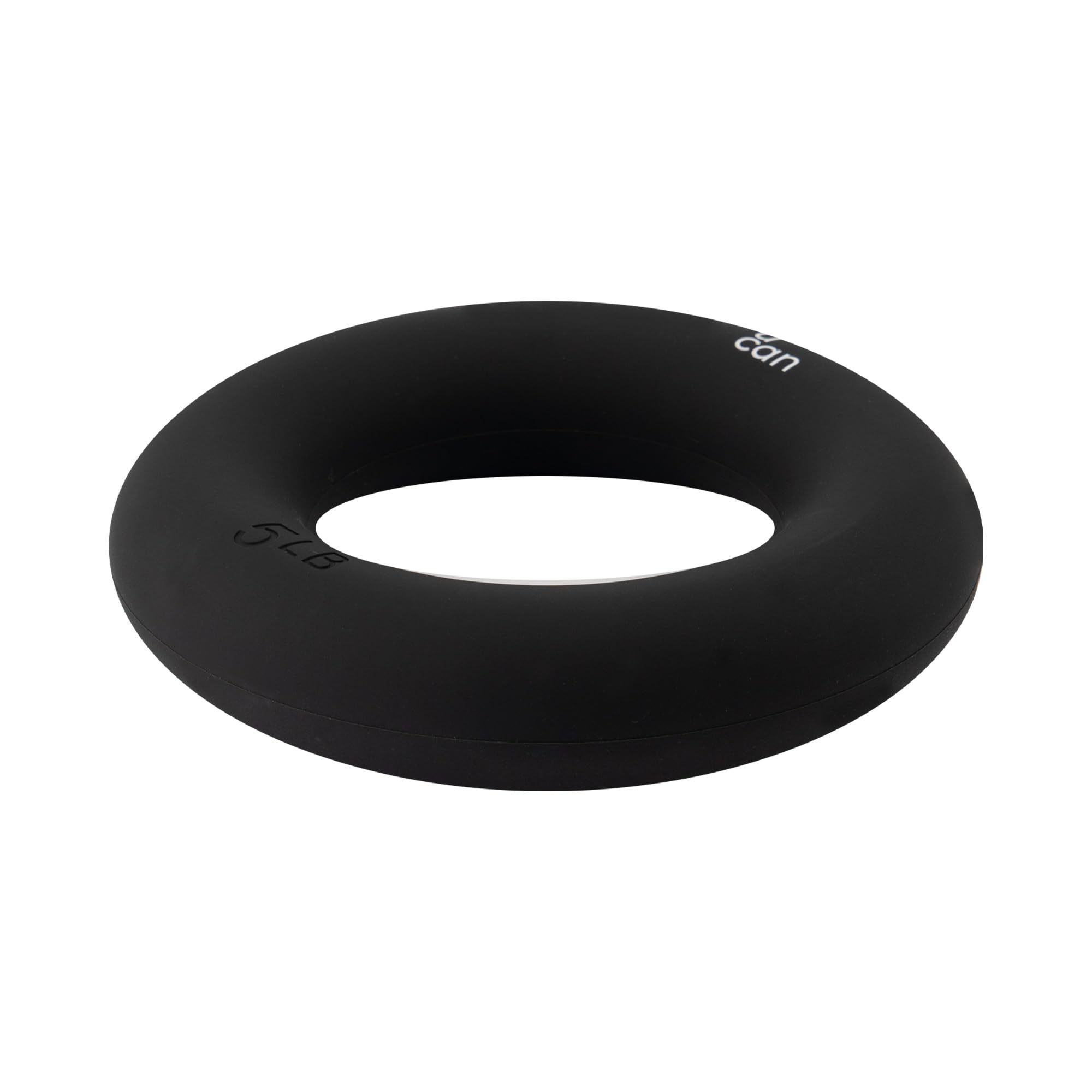 U can Gewichtsringe aus Silikon für Training, Widerstandsringe für Yoga, Pilates und Fitness, strafft Arme, Beine und Bauch, kompaktes Zubehör für Zuhause oder Fitnessstudio (Schwarz, 2,7 kg)