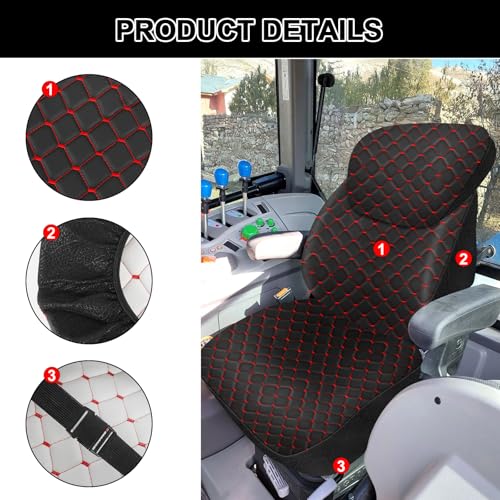 Strapazierfähiger Universal Traktorsitzbezug für Schranktraktoren mit Kopfstütze, Gabelstapler-Sitzbezug