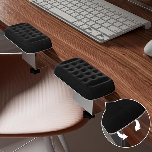 Ergonomic Keyboard Wrist Rest Pad,Mouse Pad Wrist Support,Rotatable Memory Foam Wrist Support Pad,Mouse Pad Wrist Support for Gaming, Office, Computer, PC Painting, Gaming (2)