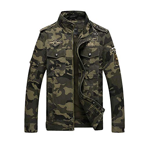 Army Camouflage Denim Jacket at Amazon 