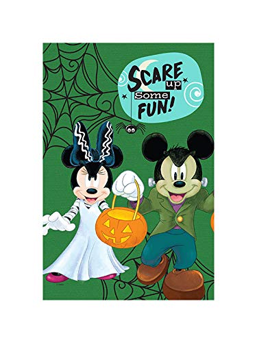 Flagology, Disney, Mickey Mouse & Minnie Mouse, Scare Up Fun Mickey & Minnie – Garden Flag 12