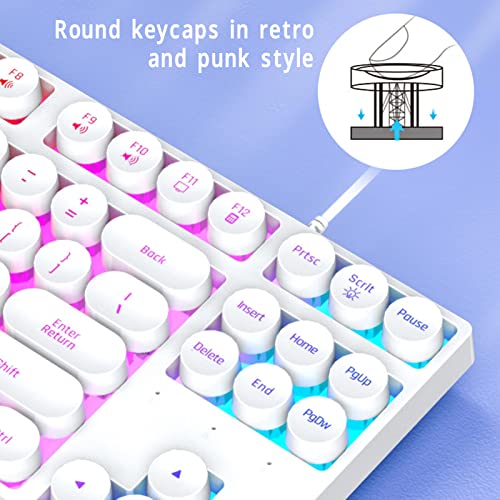 Teclado Mecánico Yunseity0iqtrdo6y9-11 USB QWERTY RGB miniatura 3
