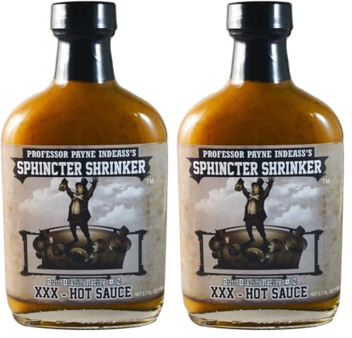 Professor Payne Indeass Sphincter Shrinker XXX Hot Sauce, 5.7 fl oz (Pack of 2) image 3