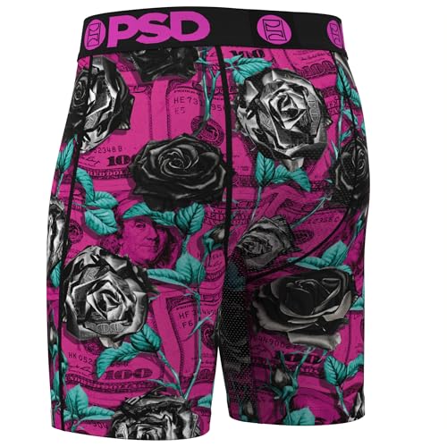 PSD Men's Rose Noir Boxer Brief, Multi, L3