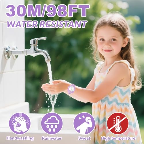 Image of Juboos Kids Watch Analog for Boys Girls Toddler, 3ATM Waterproof Wirstwatch Learning Time and Easy to Read