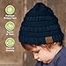 3-Pack Baby Beanies for Boys, Girls - Stretchy Knit Baby Hats, Cute Newborn & Toddler Winter Hat, Soft & Warm Infant Beanie 6-36 Months (Urban, M)