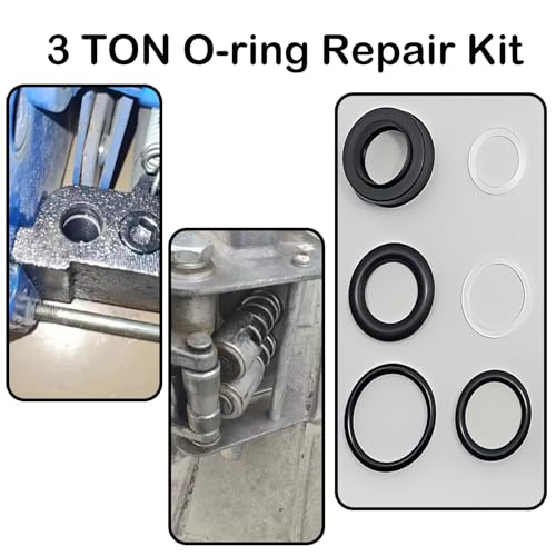 Image of Hydraulic Floor Jack Seal Kit, 3 Ton Horizontal Jack Oil Seal Complete Set with O-Ring Seals, Universal Repair Kit for SUV, Truck & Automotive Hydraulic Jacks