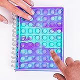 Just My Style Fidgiwear Purple Push & Pop Journal By Horizon Group USA, Poppable Fidget Toy...