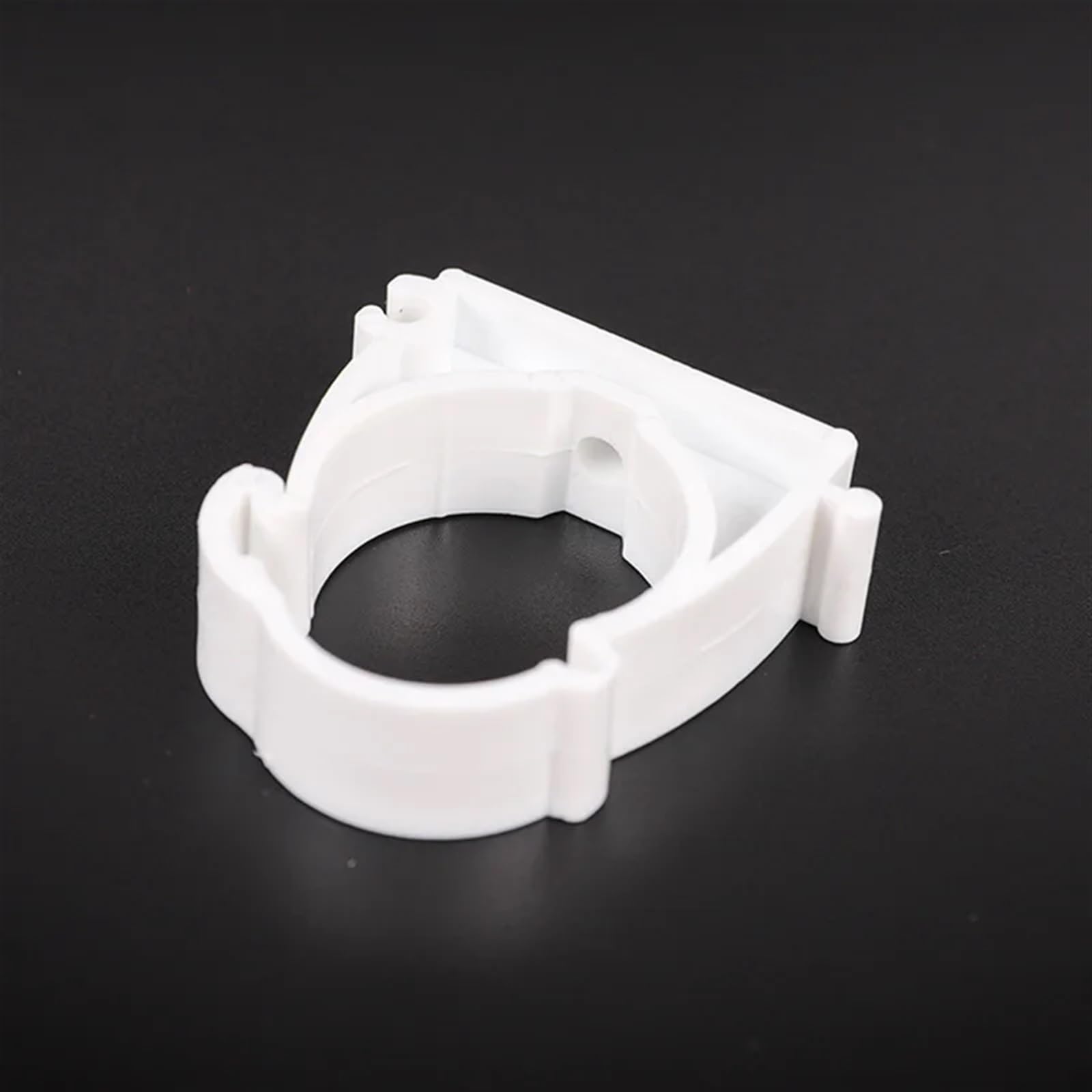 Lot de 10 Colliers de Serrage en U en Plastique Blanc for Tube de Tuyau d'eau de diamètre 16 mm, 20 mm, 25 mm, 32 mm, 40 mm, 50 mm Connecteur de Collier de Serrage(50mm)