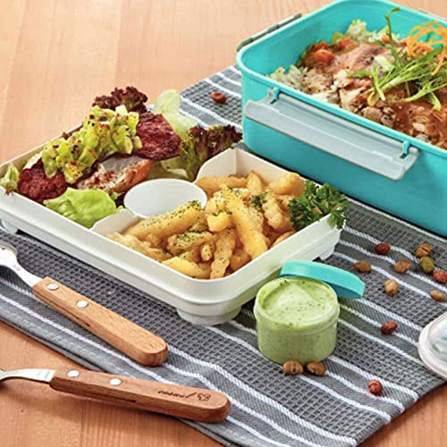 Shopwithgreen BENTO BOXES 3 Pack Salad Food Storage Container To Go, 47 Oz Bento Box thumb #3