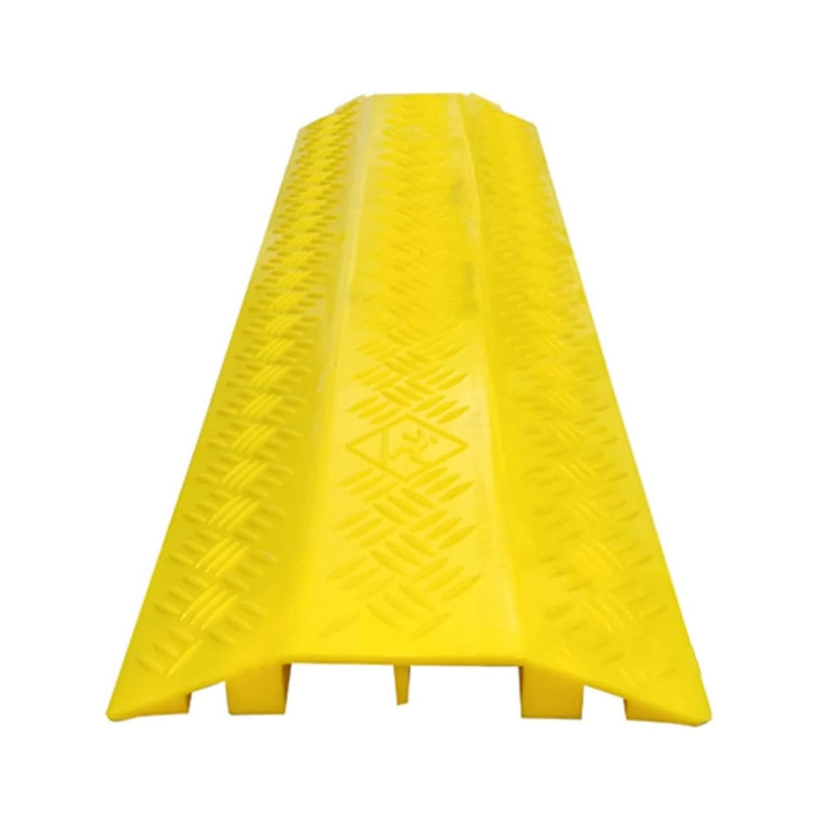 Topes de Seguridad for rampas de Cables, Protectores Antideslizantes for rampas de Suelo, Cubierta Protectora Resistente for rampas de Cables, protección Segura en Zonas de tráfico.(100x25x3.8 cm)